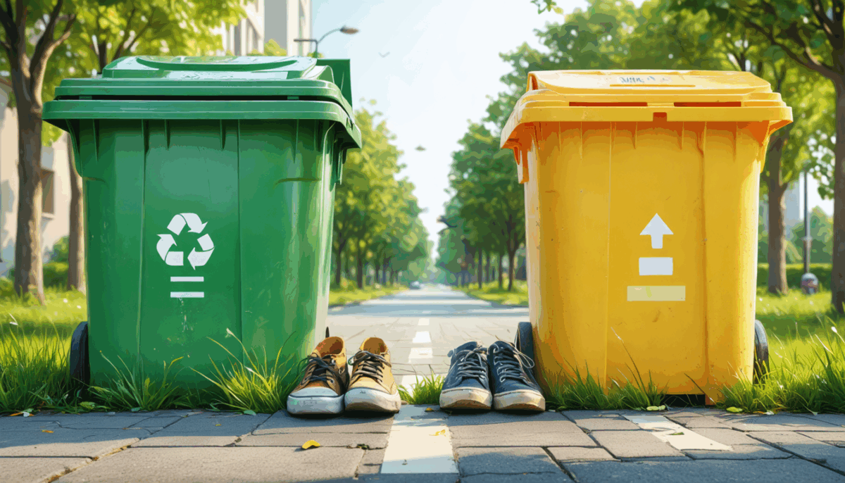 découvrez où jeter vos vieilles chaussures : poubelle verte ou jaune ? apprenez les bonnes pratiques de tri pour recycler vos chaussures et protéger l'environnement.