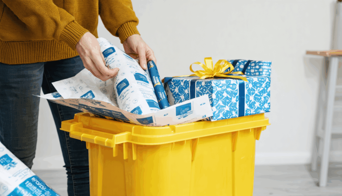 découvrez dans cet article dans quelle poubelle jeter votre papier cadeau pour un recyclage efficace. suivez nos conseils simples pour protéger l'environnement pendant les fêtes !