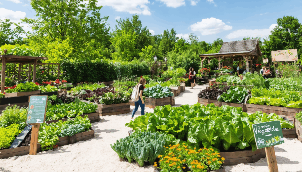 partez à la découverte du potager extraordinaire, un jardin unique en son genre où plantes rares et animations surprenantes vous attendent. une visite incontournable pour petits et grands amoureux de la nature !