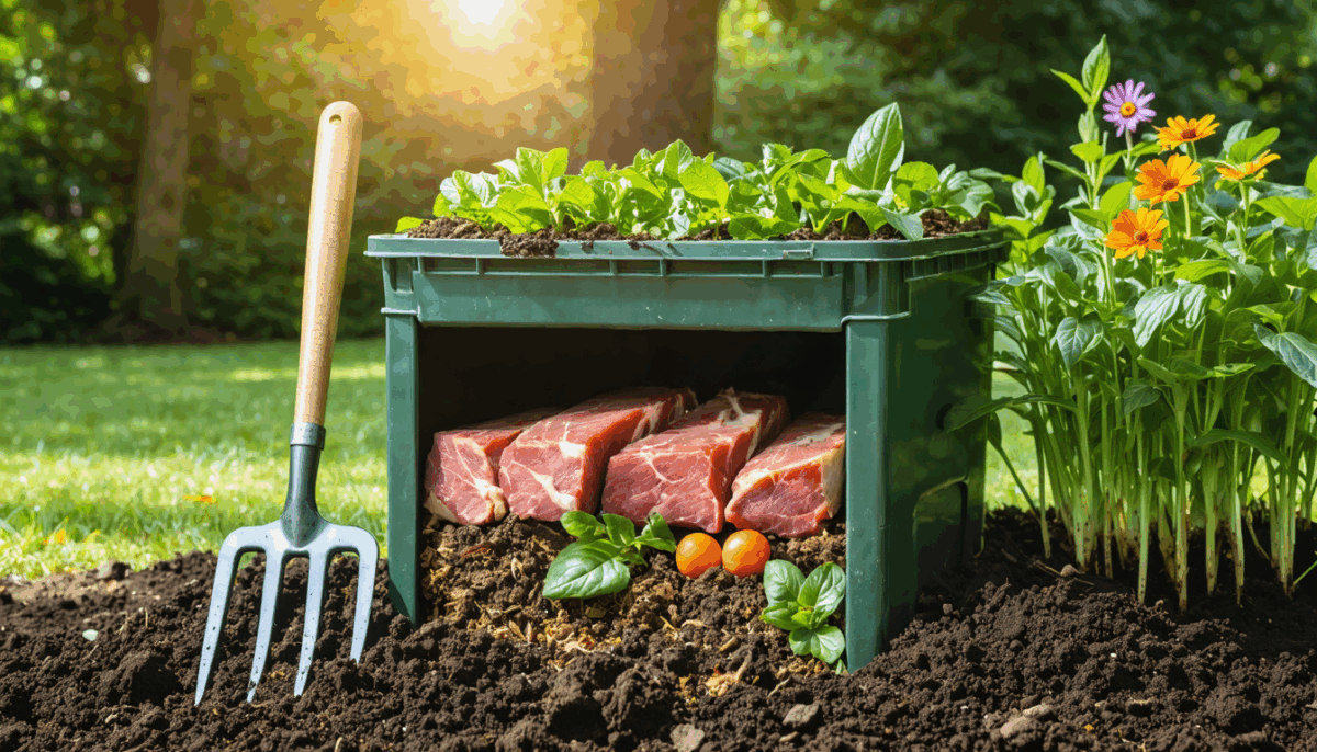 découvrez si la viande peut être compostée, quels sont les risques liés à son compostage et les bonnes pratiques à adopter pour un compost sain et sans odeurs.