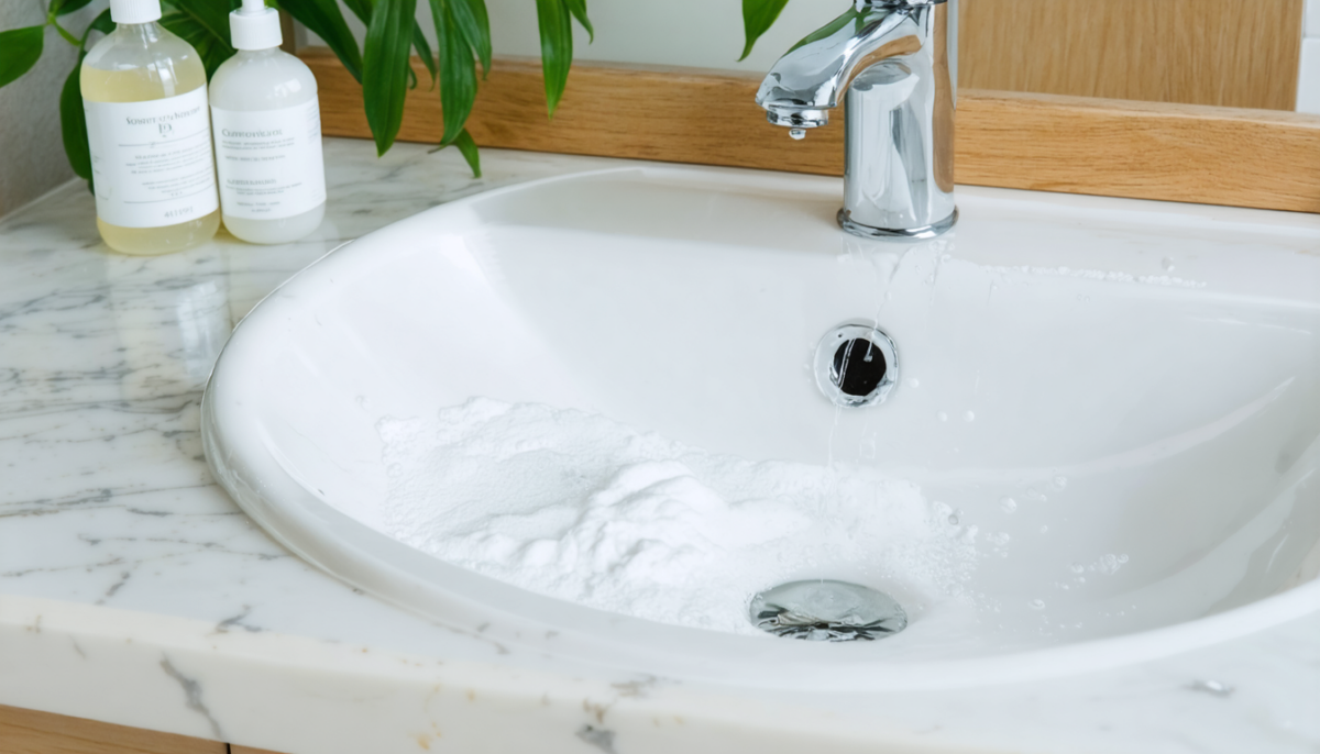 découvrez cinq astuces écologiques simples et efficaces pour déboucher votre évier de salle de bain sans utiliser de produits chimiques nocifs.