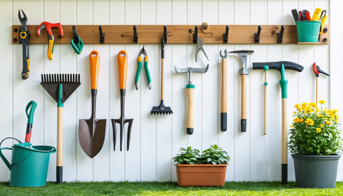 découvrez des astuces pratiques pour optimiser le rangement de vos outils de jardin et gagner de l'espace tout en facilitant leur accès.