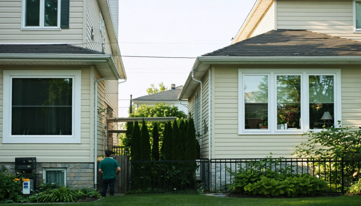 découvrez les règles légales concernant l'installation d'une fenêtre par votre voisin avec vue sur votre jardin et protégez votre intimité.