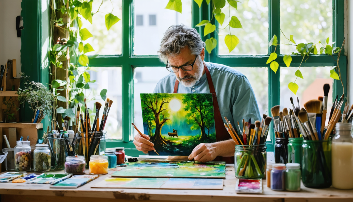 découvrez comment les artistes relèvent le défi d'allier créativité et respect de l'environnement pour créer des œuvres écoresponsables et inspirantes.