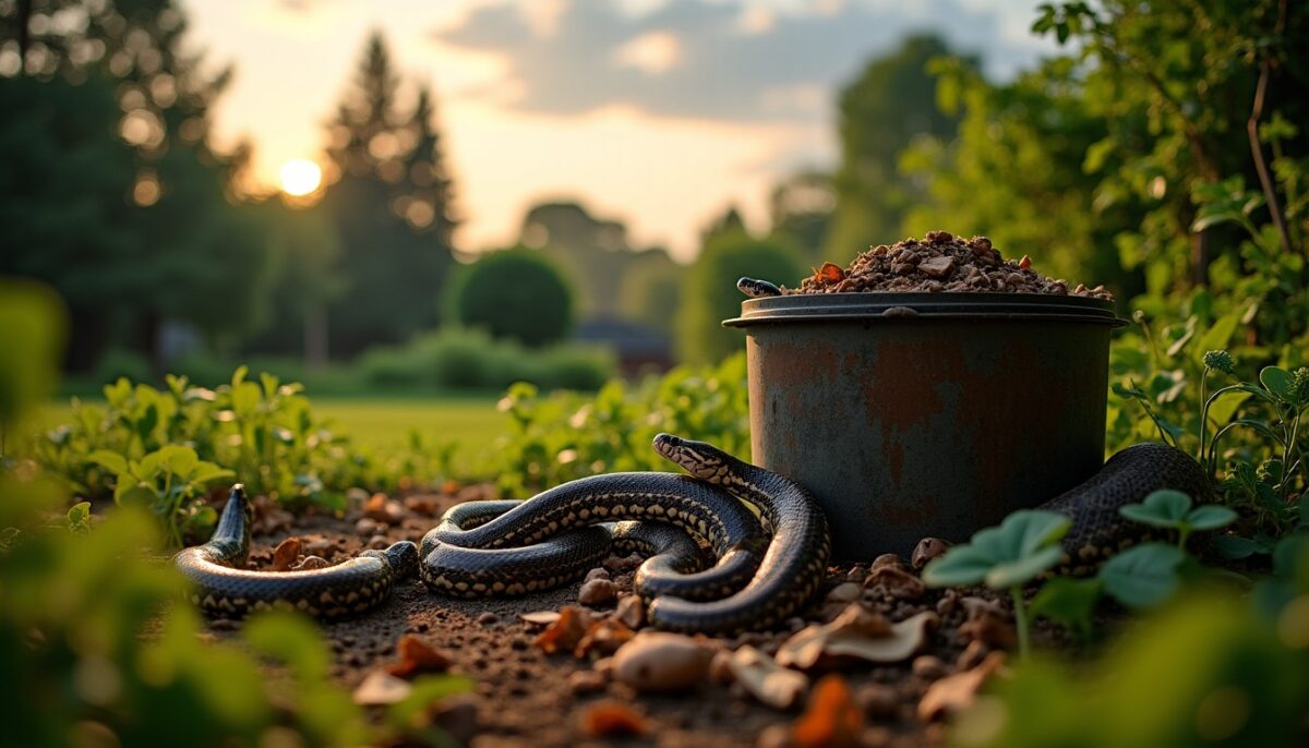 Des serpents dans votre compost ? Découvrez l'astuce qui les attire en grand nombre